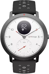 Гибридные умные часы Withings Steel HR Sport (белый циферблат) фото