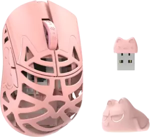 Игровая мышь WLMouse Beast Miao Omron (розовый) фото