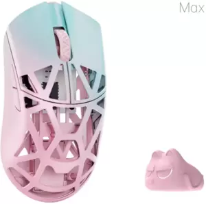Игровая мышь WLMouse Beast X Max Omron Solid Sides (розовый/голубой) фото