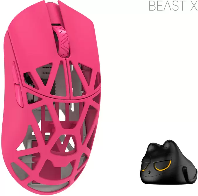 WLMouse Beast X Pro Omron Solid Sides (розовый)