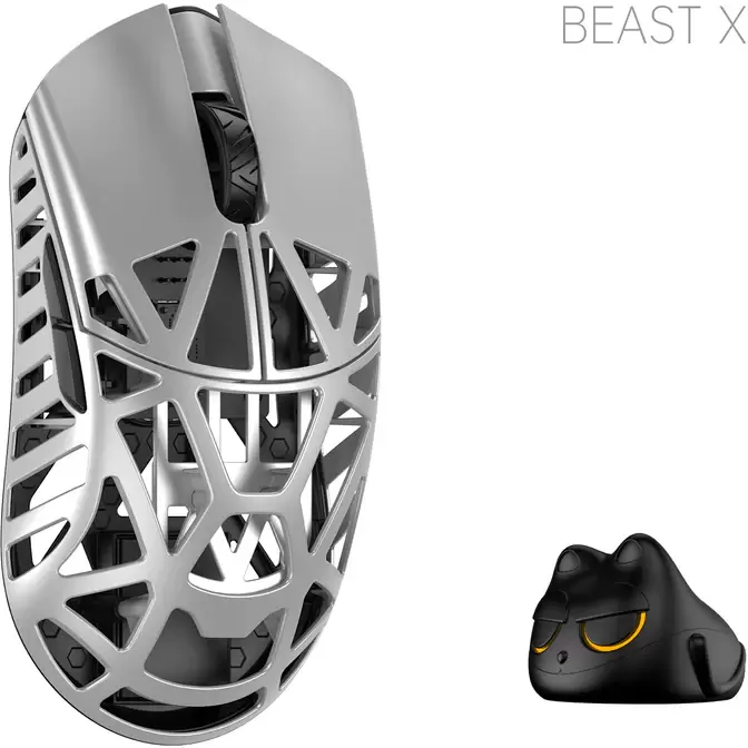WLMouse Beast X Pro TTC Nihil Solid Sides (серебристый)