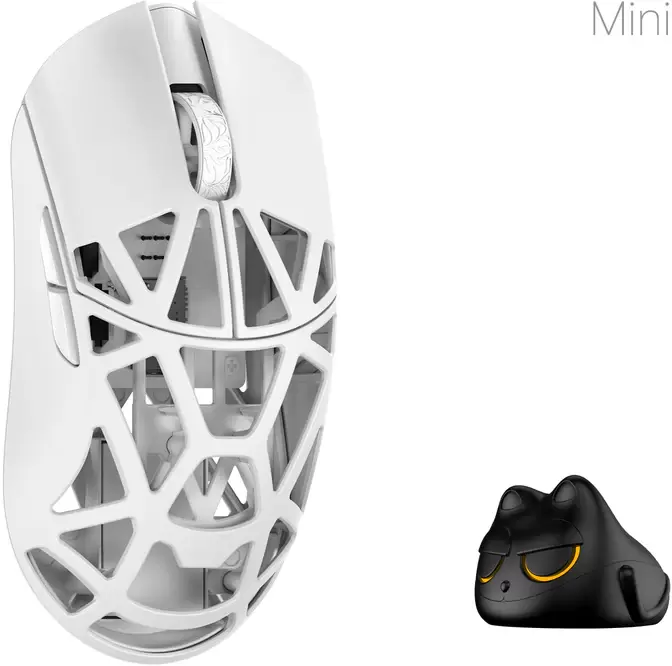 WLMouse x DRG Beast Mini Omron Solid Sides (белый)