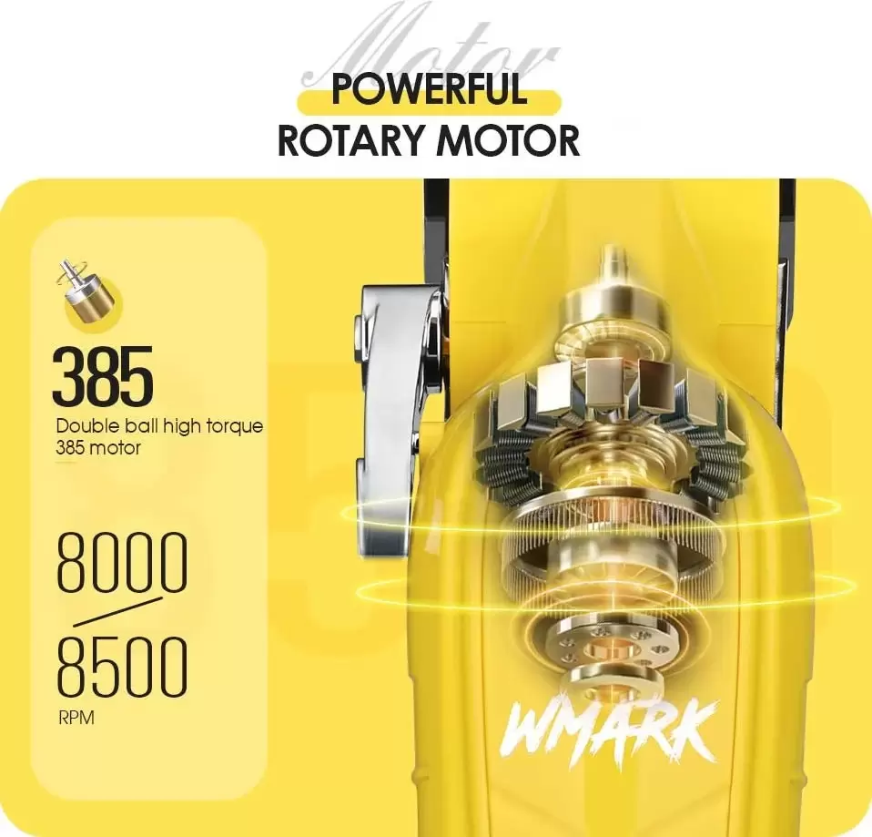 Машинка для стрижки волос Wmark NG-139 (желтый) фото