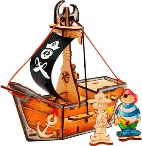 Конструктор Woody Пиратский корабль &#34;Карамба&#34; 761 фото