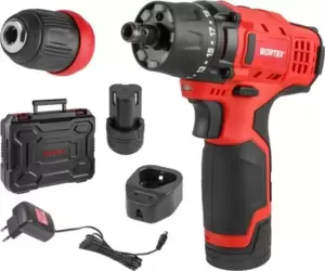 Аккумуляторная дрель-шуруповерт Wortex BD 1215 Li Set фото