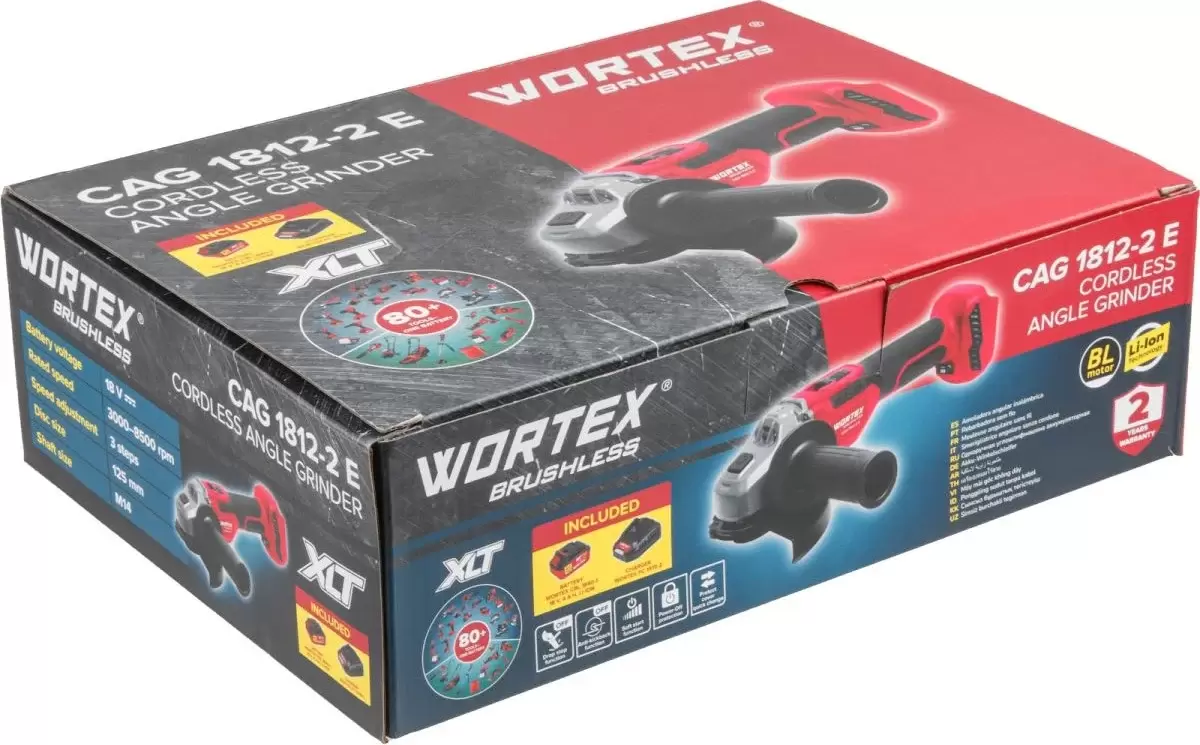Угловая шлифовальная машина Wortex CAG 1812-2 E (1334917) фото