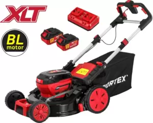 Газонокосилка аккумуляторная Wortex CLM 4536-2 XLT Set 2334122 (с 2-мя АКБ) фото