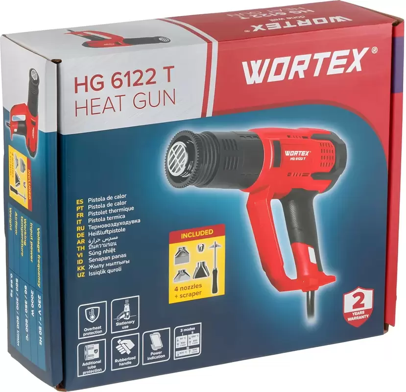 Промышленный фен Wortex HG 6122 T  фото