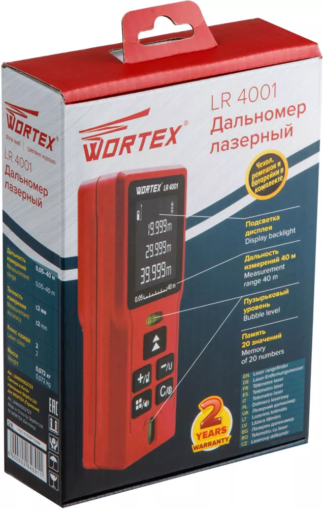 Лазерный дальномер Wortex LR 4001 фото 5