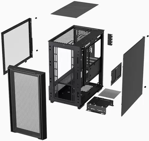Корпус XASTRA A400M 0F (черный) фото