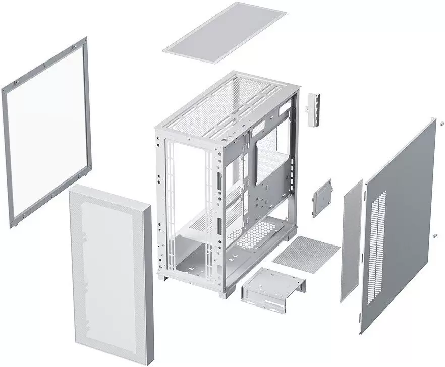 Корпус XASTRA A510M 4ARGB-UC (белый) фото