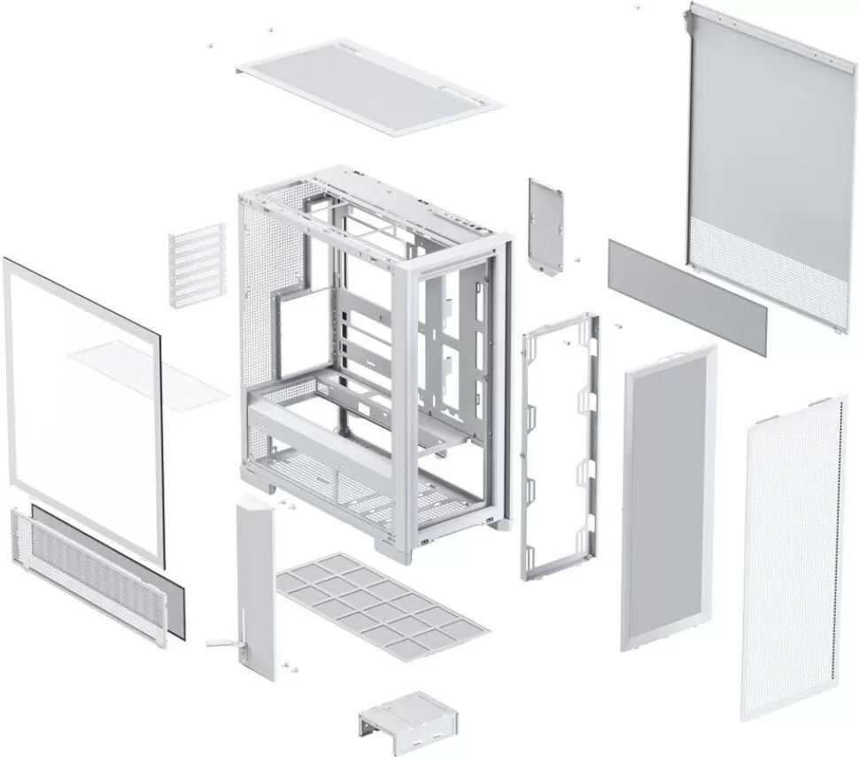 Корпус XASTRA A700 7ARGB-C10-UC (белый) фото 2