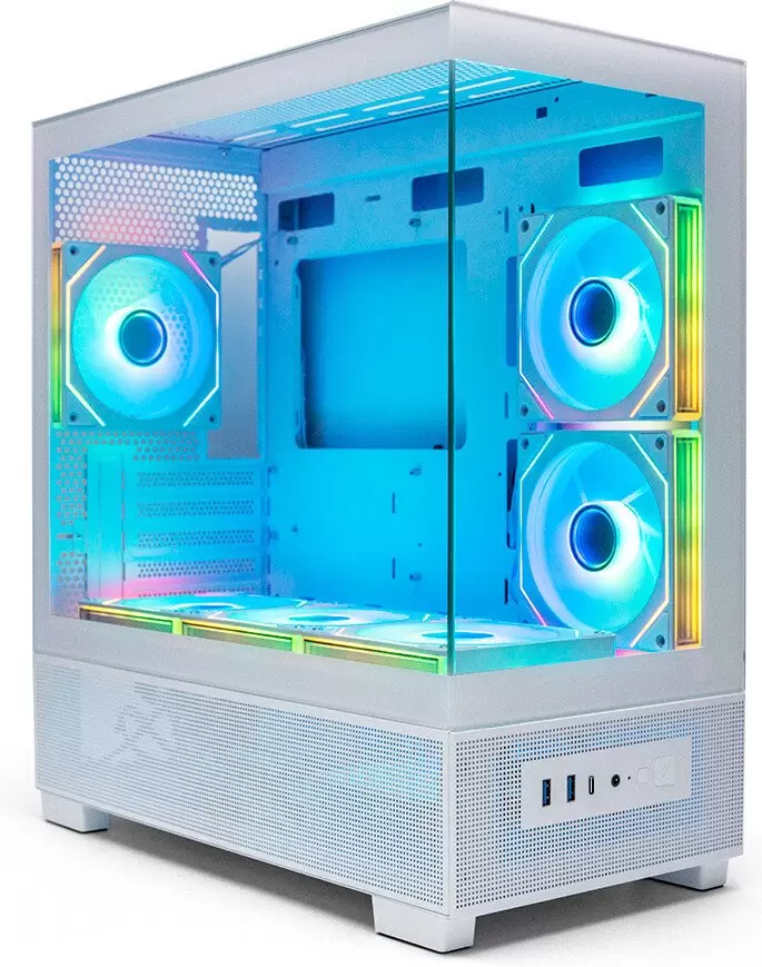 Корпус XASTRA Q500M 3ARGB-C10 (белый) фото