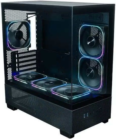 Корпус XASTRA Q500M 6ARGB-FG-C10-UC (черный) фото