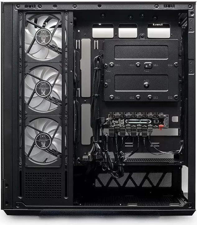 Корпус XASTRA Q700 7ARGB-FG-C10-UC (черный) фото