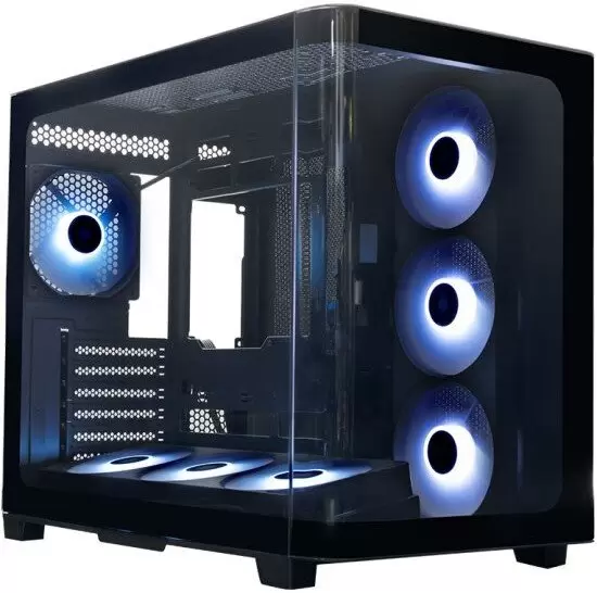 Корпус XASTRA QR500 7ARGB-FC-C6-UC (черный) фото 6