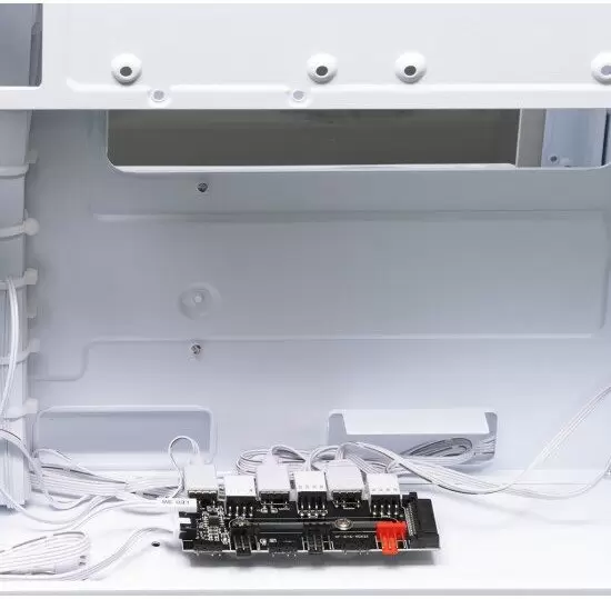 Корпус XASTRA QR500M 6ARGB-FC-C6-UC (белый) фото 4