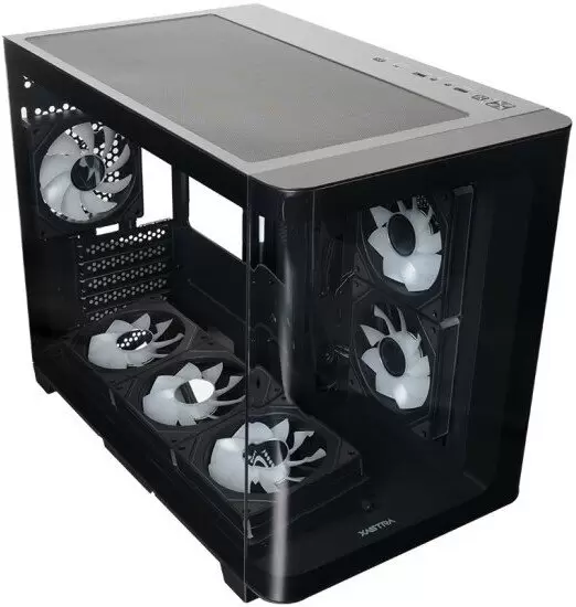 Корпус XASTRA QR500M 6ARGB-FM-C10-UC (черный) фото 6