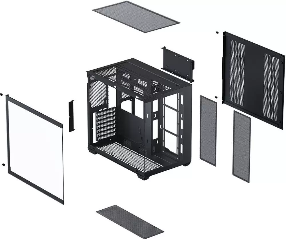 Корпус XASTRA QW500 7ARGB-C10-UC (черный) фото