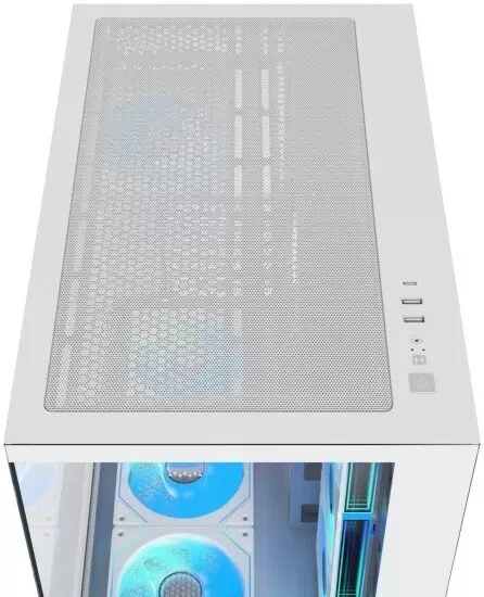 Корпус XASTRA QW500 7ARGB-C10-UC WH (белый) фото