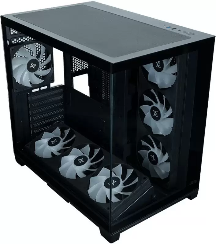 Корпус XASTRA QW500 7ARGB-FC-C6-UC (черный) фото 5