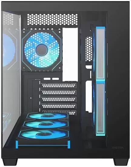 Корпус XASTRA QW500M 3ARGB-C10-UC (черный) фото
