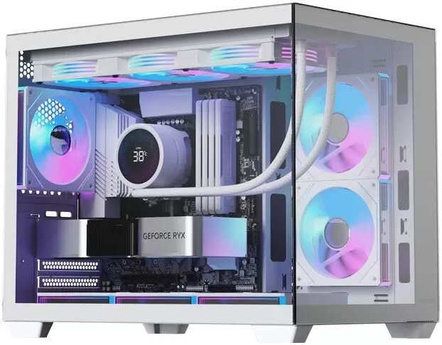 Корпус XASTRA QW500M 6ARGB-C10-UC (белый) фото