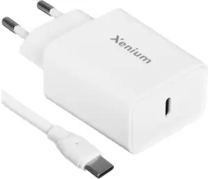 Сетевое зарядное Xenium X331 (белый) фото