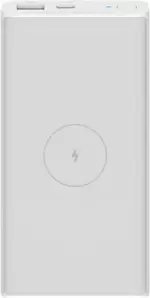 Портативное зарядное устройство Xiaomi Mi 10W Wireless Power Bank 10000mAh WPB15PDZM (белый, китайская версия) фото
