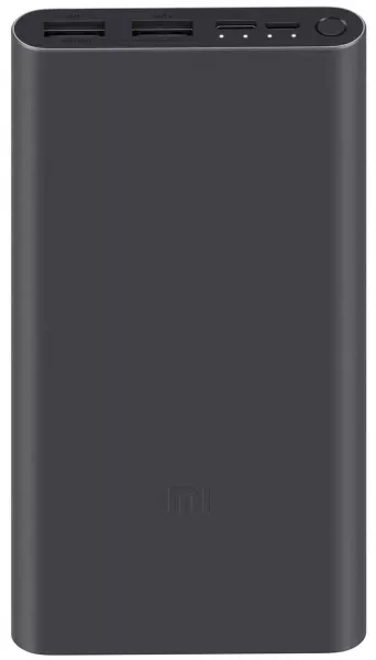 Xiaomi Mi Power Bank 3 PLM13ZM 10000mAh (черный)