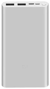 Портативное зарядное устройство Xiaomi Mi Power Bank 3 PLM13ZM 10000mAh (серебристый) фото