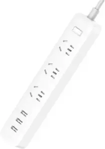 Сетевой фильтр Xiaomi Mi Power Strip XMCXB01QMN (3 USB, белый, китайская версия) фото