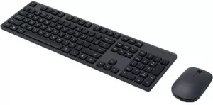 Клавиатура + мышь Xiaomi Mi Wireless Keyboard and Mouse Combo WXJS01YM (черный, нет кириллицы) фото