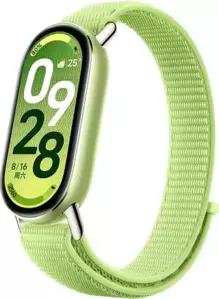 Фитнес-браслет Xiaomi Smart Band 10 M2457B1 (зеленый, с зеленым нейлоновым ремешком, китайская версия) фото