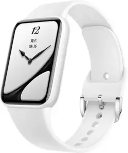 Фитнес-браслет Xiaomi Smart Band 10 Pro M2553B1 (белая керамика, с белым силиконовым ремешком, китайская версия) фото
