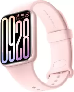 Фитнес-браслет Xiaomi Smart Band 9 Pro M2401B1 (розовый, с розовым силиконовым ремешком, международная версия) фото