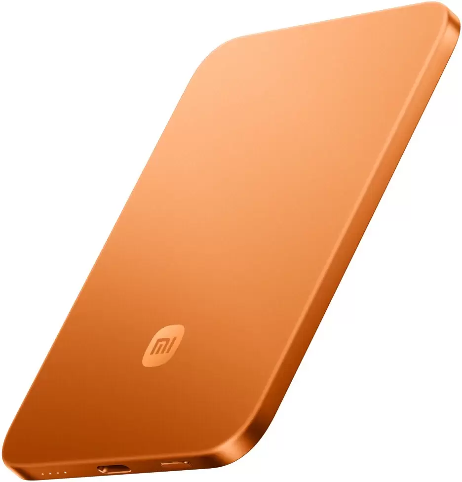Xiaomi UltraThin Magnetic Power Bank 5000 15W MDY-20-EB (оранжевый)