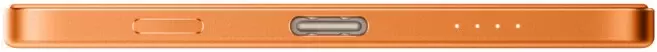 Портативное зарядное устройство Xiaomi UltraThin Magnetic Power Bank 5000 15W MDY-20-EB (оранжевый) фото 4