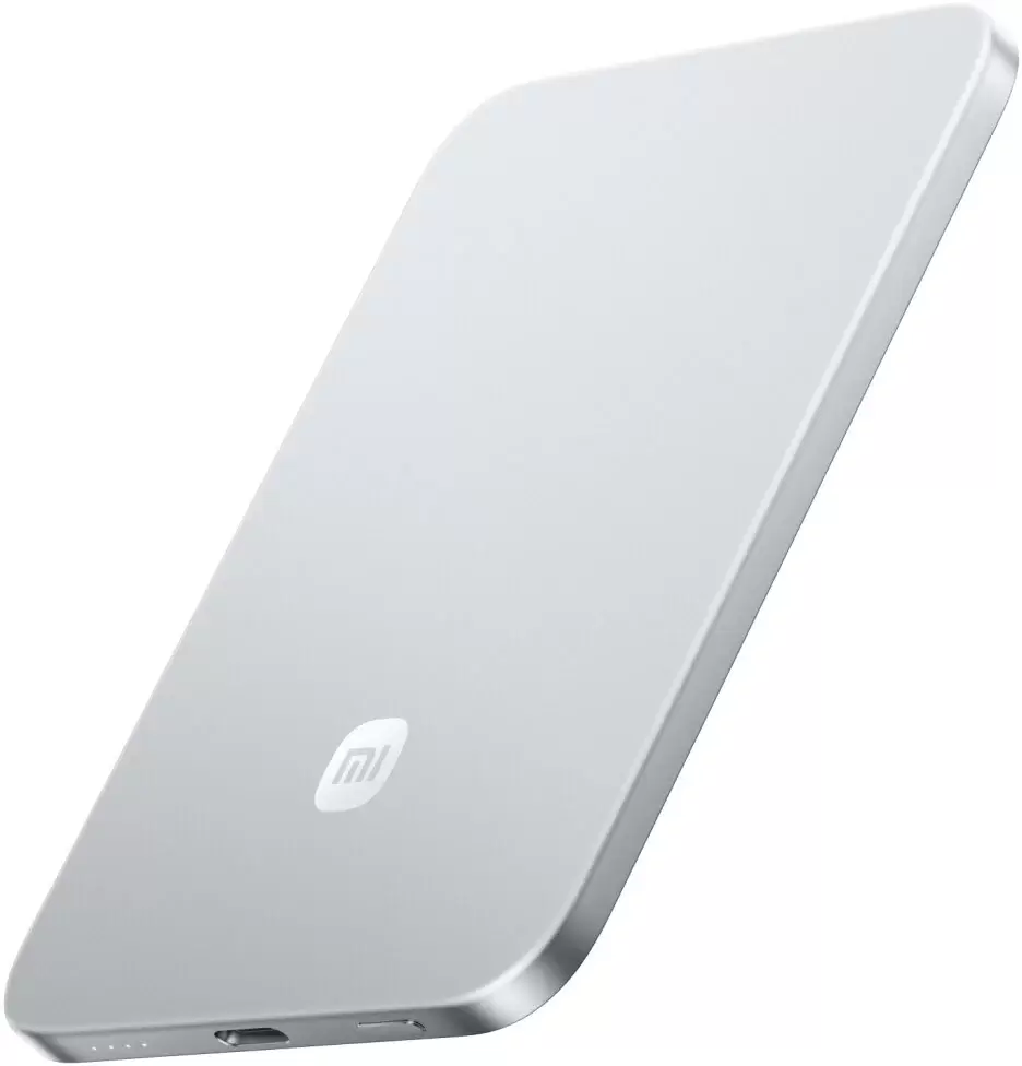Xiaomi UltraThin Magnetic Power Bank 5000 15W MDY-20-EB (серебристый)