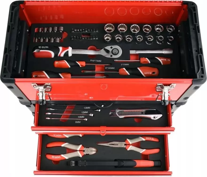 Универсальный набор инструментов Yato YT-09104 (78 предметов) фото 3
