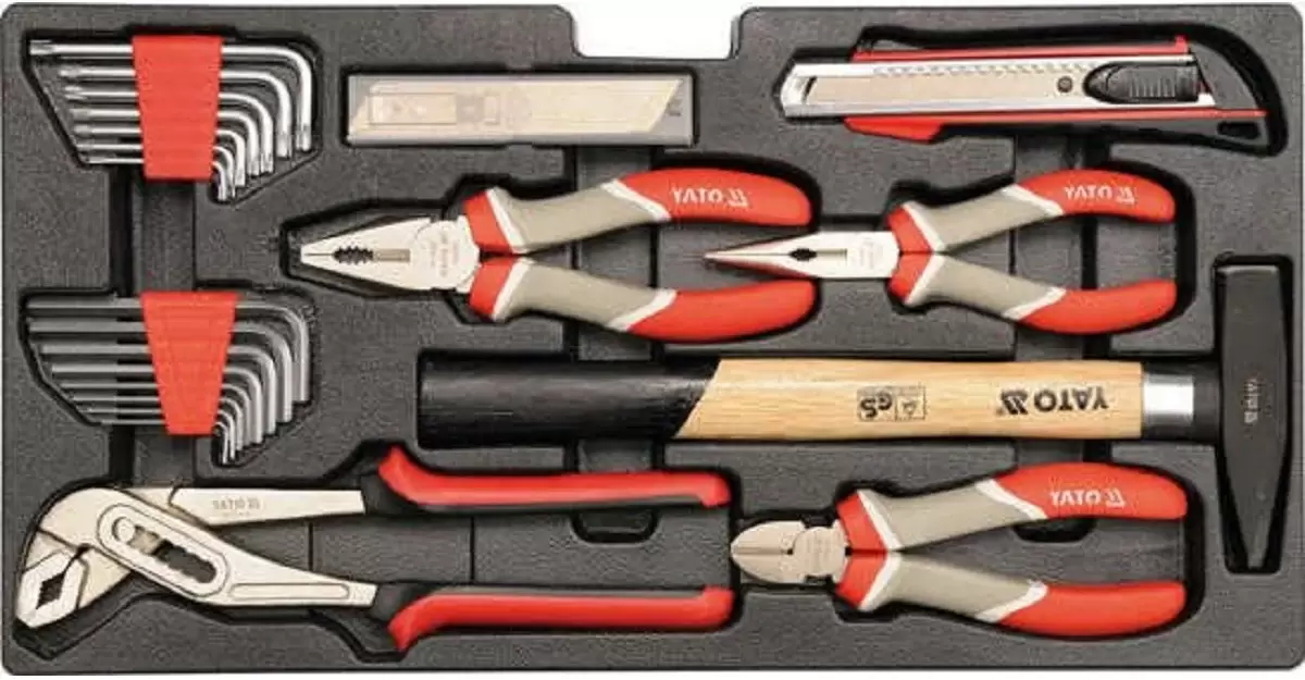 Универсальный набор инструментов Yato YT-38951 (80 предметов) фото