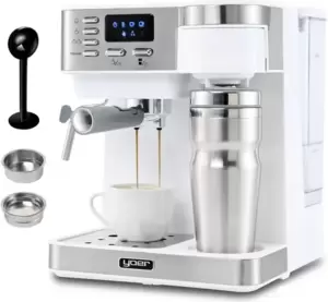 Рожковая кофеварка Yoer Dualio CCM03W фото