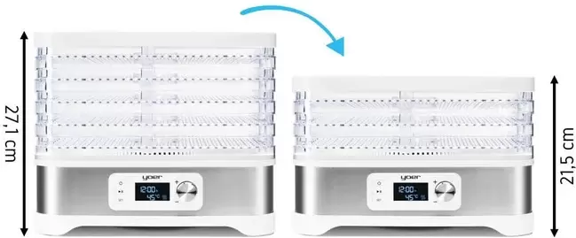 Сушилка для овощей и фруктов Yoer VitaSave FD01W фото