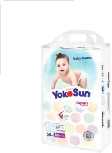 Трусики-подгузники YokoSun M 6-10 кг (58 шт) фото