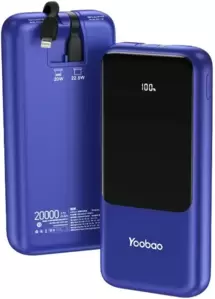 Портативное зарядное устройство Yoobao 20S 20000mAh (синий) фото