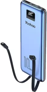 Портативное зарядное устройство Yoobao LC2 Pro 10000mAh (синий) фото