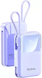 Портативное зарядное устройство Yoobao LQ20 20000mAh (фиолетовый, китайская версия) фото