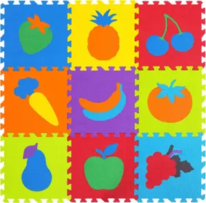 Коврик-пазл Юнландия Фрукты-овощи / 664665