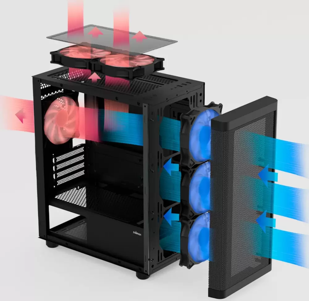 Корпус Zalman M4 SE (черный) фото 5
