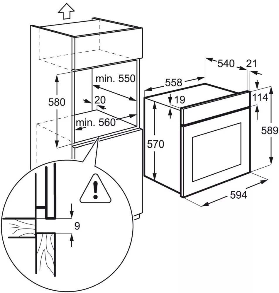 Электрический духовой шкаф zanussi opzb4230x